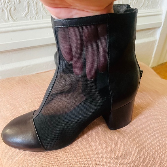 rag & bone "Drea" mesh black ankle booties, great condition - Picture 7 of 10